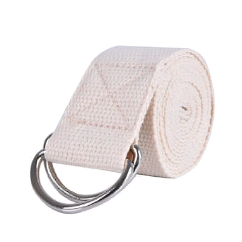 D-Ring Belts Yoga Strap Fitness Rope Colored Printed Adjustable Yoga Belt Yoga Stretch Belt Washable Sport Stretch Strap Props